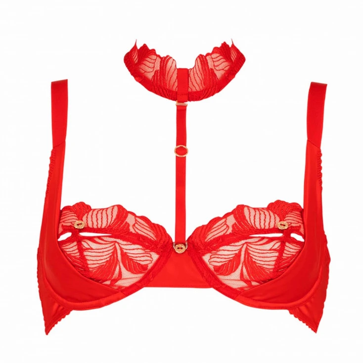 Soutien-Gorge Rouge Avec Harnais ‘Libertine’ – Impudique By Catanzaro 5 Soutien-Gorge Rouge Avec Harnais ‘Libertine’ – Impudique By Catanzaro – Image 5