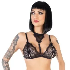 Soutien-gorge Triangle Entrouvert Avec Harnais Amovible - Eros Veneziani -Sextoys boutique soutien gorge triangle entrouvert avec harnais amovible eros veneziani 3