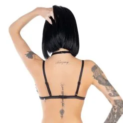 Soutien-gorge Triangle Entrouvert Avec Harnais Amovible - Eros Veneziani -Sextoys boutique soutien gorge triangle entrouvert avec harnais amovible eros veneziani 5