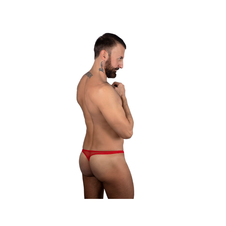 String Semi-transparent Rouge - Eros Veneziani 2 String Semi-transparent Rouge - Eros Veneziani – Image 2