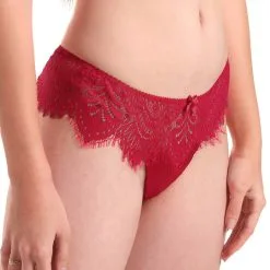 String Dentelle Et Satin 'Black Swan' - Jolidon