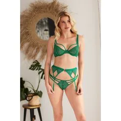 String En Dentelle Graphique ‘Fizzy’ – Valege Lingerie -Sextoys boutique string en dentelle graphique fizzy valege lingerie 9