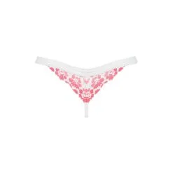 String En Dentelle Rose ‘Bloomys’ – Obsessive -Sextoys boutique string en dentelle rose bloomys obsessive 3