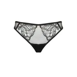 String Noir En Tulle Transparent ‘Light My Fire’ – Jolidon -Sextoys boutique string noir tulle transparent light my fire jolidon 2