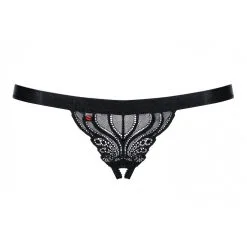 String Ouvert Broderie Guipure - Obsessive -Sextoys boutique string ouvert broderie guipure obsessive 2