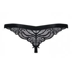 String Ouvert Broderie Guipure - Obsessive -Sextoys boutique string ouvert broderie guipure obsessive 3