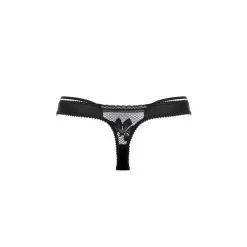 String Wetlook Et Résille ‘Bad Habits’ – Jolidon -Sextoys boutique string wetlook et resille bad habits jolidon 7