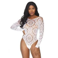 Body String Imitation Crochet - Leg Avenue -Sextoys boutique teddy dentelle manche longue 3
