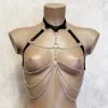 Collection Exclusive Paradise Boutik Top Harnais Bijou Ouvert Sur Les Seins
