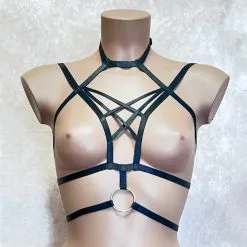 Collection Exclusive Paradise Boutik Top Harnais Seins Nus En Brides Élastiques