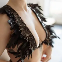 Top Sexy Plumes Et Sequins