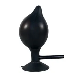 TrueBlack, Plug Anal Silicone Gonflable à Ventouse -Sextoys boutique trueblack plug anal silicone gonflable a ventouse 2