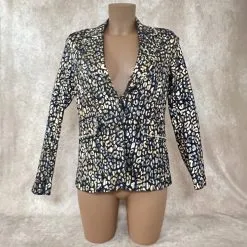 Veste Imprimé Léopard Doré -Sextoys boutique veste imprime leopard dore 2
