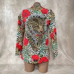 Veste Imprimé Léopard Et Strass -Sextoys boutique veste imprimes leopard et strass 3