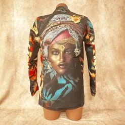 Veste Longue à Strass Et Imprimé Tigré -Sextoys boutique veste longue a strass et imprime tigre 2