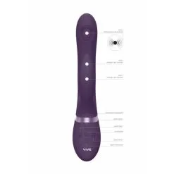 Vibromasseur Rabbit Triple Fonction 'Aimi' - Vive -Sextoys boutique vibromasseur rabbit triple fonction aimi vive 7